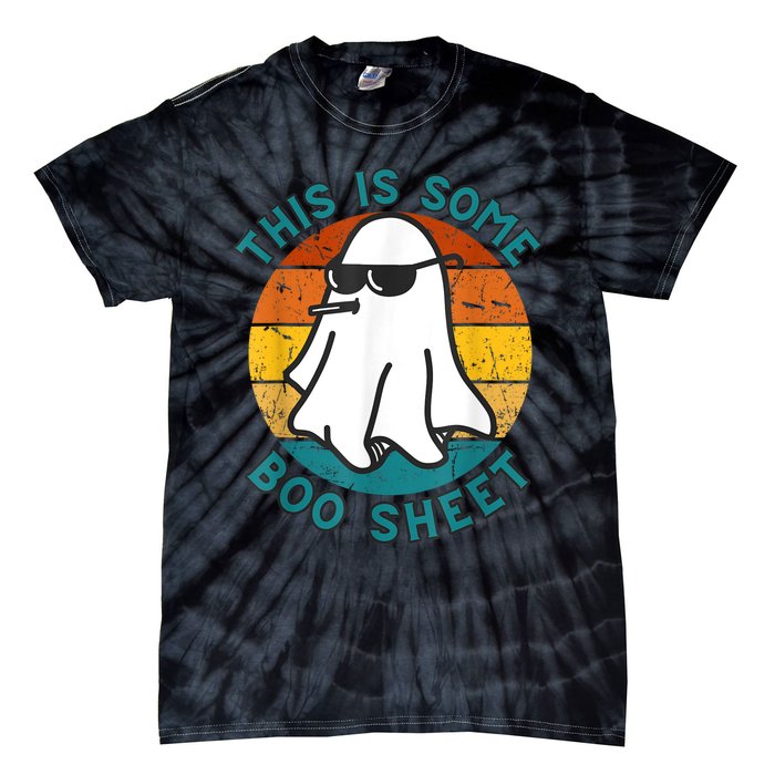 This Is Some Boo Sheet Ghost Halloween Tie-Dye T-Shirt