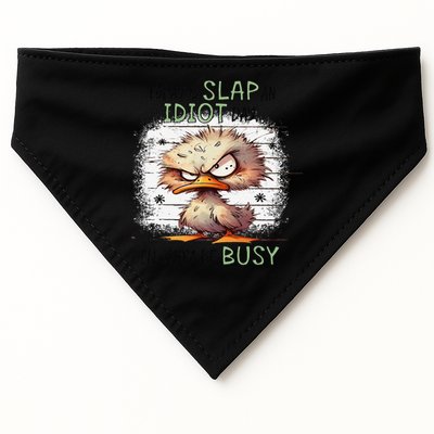Today Is Slap An Idiot Day IM Gonna Be Busy USA-Made Doggie Bandana