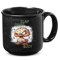 Today Is Slap An Idiot Day IM Gonna Be Busy 15oz Campfire Ceramic Mug