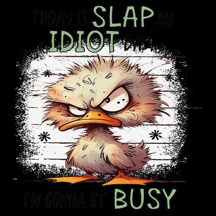 Today Is Slap An Idiot Day IM Gonna Be Busy 16 in Basic Backpack