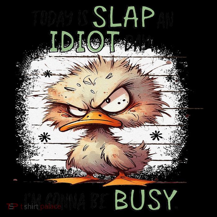 Today Is Slap An Idiot Day IM Gonna Be Busy Youth Performance Sprint T-Shirt