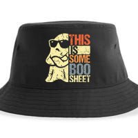 This Is Some Boo Sheet Ghost Retro Halloween Costume Vintage Sustainable Bucket Hat