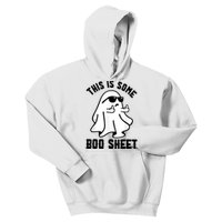 This Is Some Boo Sheet Ghost Halloween Costume Kids Hoodie