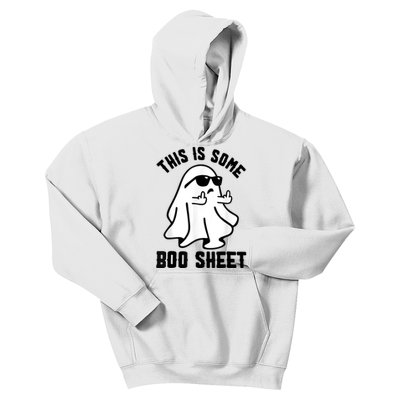 This Is Some Boo Sheet Ghost Halloween Costume Kids Hoodie