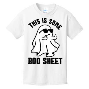 This Is Some Boo Sheet Ghost Halloween Costume Kids T-Shirt