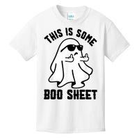 This Is Some Boo Sheet Ghost Halloween Costume Kids T-Shirt