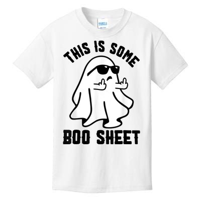 This Is Some Boo Sheet Ghost Halloween Costume Kids T-Shirt