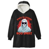 This Is Some BooSheet Halloween Ghost Costume Hooded Wearable Blanket