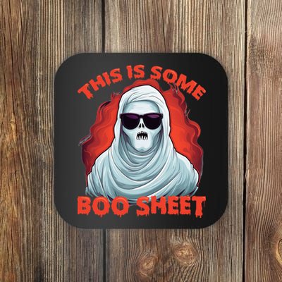 This Is Some BooSheet Halloween Ghost Costume Coaster