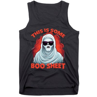 This Is Some BooSheet Halloween Ghost Costume Tank Top