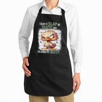 Today Is Slap An Idiot Day IM Gonna Be Busy Funny Quote Full-Length Apron With Pockets