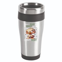 Today Is Slap An Idiot Day IM Gonna Be Busy Funny Quote 16oz Travel Tumbler