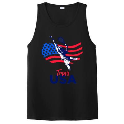 Tennis In The USA Support The Team USA Plays Tennis PosiCharge Competitor Tank