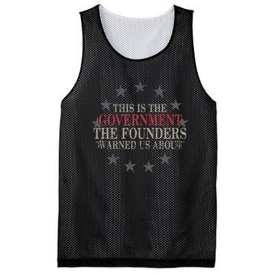 This Is The Government The Founders Warned Us About Mesh Reversible Basketball Jersey Tank