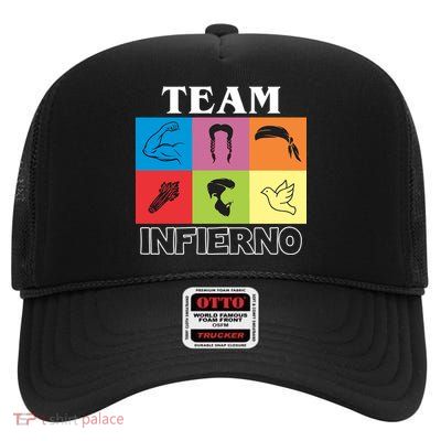 Team Infierno High Crown Mesh Back Trucker Hat