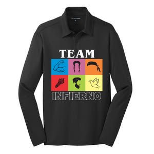 Team Infierno Silk Touch Performance Long Sleeve Polo