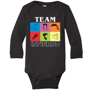 Team Infierno Baby Long Sleeve Bodysuit