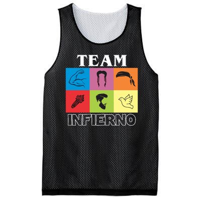 Team Infierno Mesh Reversible Basketball Jersey Tank