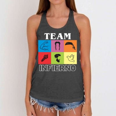 Team Infierno Women's Knotted Racerback Tank