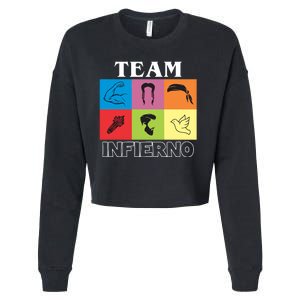 Team Infierno Cropped Pullover Crew