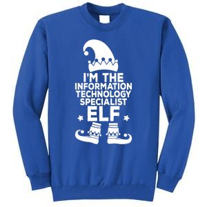 The Information Technology Specialist Elf Matching Christmas Meaningful Gift Sweatshirt