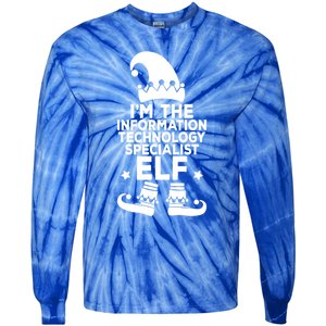 The Information Technology Specialist Elf Matching Christmas Meaningful Gift Tie-Dye Long Sleeve Shirt