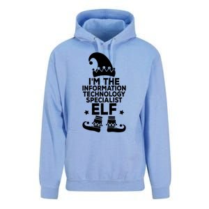 The Information Technology Specialist Elf Matching Christmas Meaningful Gift Unisex Surf Hoodie