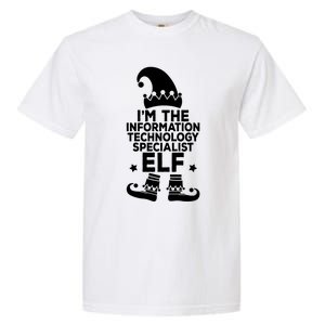 The Information Technology Specialist Elf Matching Christmas Meaningful Gift Garment-Dyed Heavyweight T-Shirt