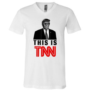 This Is TNN Funny Trump This Is TNN V-Neck T-Shirt