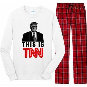 This Is TNN Funny Trump This Is TNN Long Sleeve Pajama Set