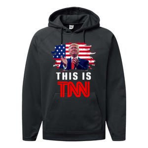 This Is TNN Funny Trump This Is TNN Performance Fleece Hoodie