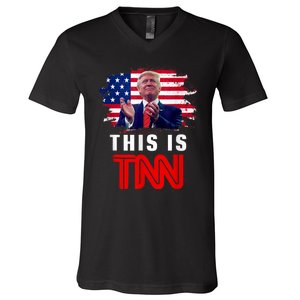 This Is TNN Funny Trump This Is TNN V-Neck T-Shirt