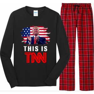 This Is TNN Funny Trump This Is TNN Long Sleeve Pajama Set