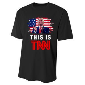 This Is TNN Funny Trump This Is TNN Performance Sprint T-Shirt