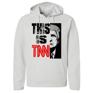 This Is TNN Funny Trump This Is TNN Performance Fleece Hoodie