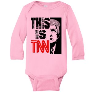 This Is TNN Funny Trump This Is TNN Baby Long Sleeve Bodysuit