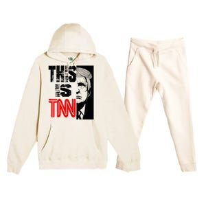 This Is TNN Funny Trump This Is TNN Premium Hooded Sweatsuit Set