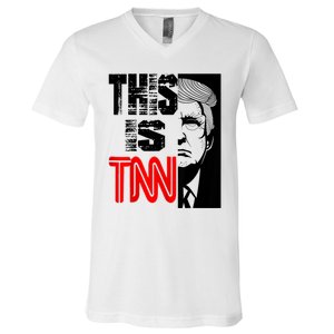 This Is TNN Funny Trump This Is TNN V-Neck T-Shirt