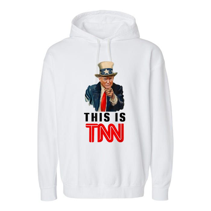 This Is TNN Funny Trump Garment-Dyed Fleece Hoodie