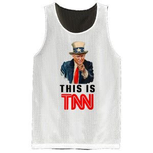 This Is TNN Funny Trump Mesh Reversible Basketball Jersey Tank