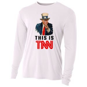 This Is TNN Funny Trump Cooling Performance Long Sleeve Crew