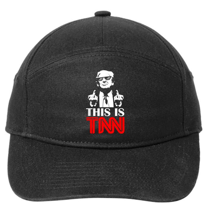 This Is TNN Funny Trump This Is TNN 7-Panel Snapback Hat