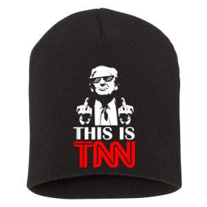 This Is TNN Funny Trump This Is TNN Short Acrylic Beanie