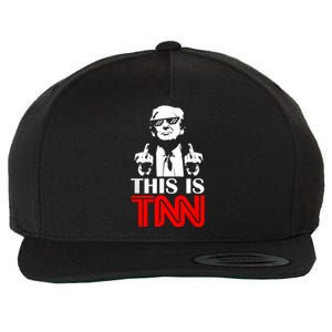 This Is TNN Funny Trump This Is TNN Wool Snapback Cap