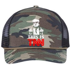 This Is TNN Funny Trump This Is TNN Retro Rope Trucker Hat Cap