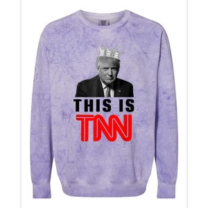 This Is TNN Funny Trump Colorblast Crewneck Sweatshirt