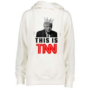 This Is TNN Funny Trump Womens Funnel Neck Pullover Hood