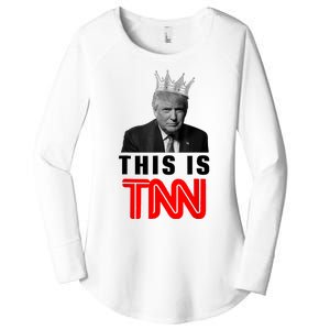 This Is TNN Funny Trump Women's Perfect Tri Tunic Long Sleeve Shirt