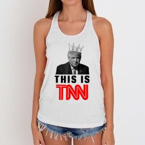 This Is TNN Funny Trump Women's Knotted Racerback Tank