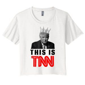 This Is TNN Funny Trump Women's Crop Top Tee